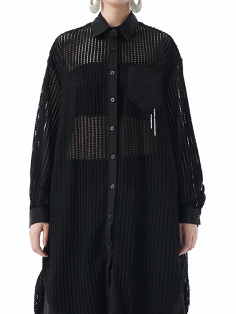 Women Hollow Grid Black Out Bi - Men'S Fashion X 评论和价格