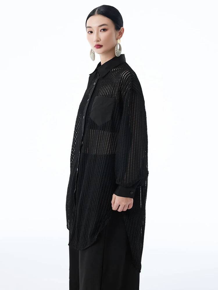 Women Hollow Grid Black Out Bi - Men'S Fashion X 评论和价格