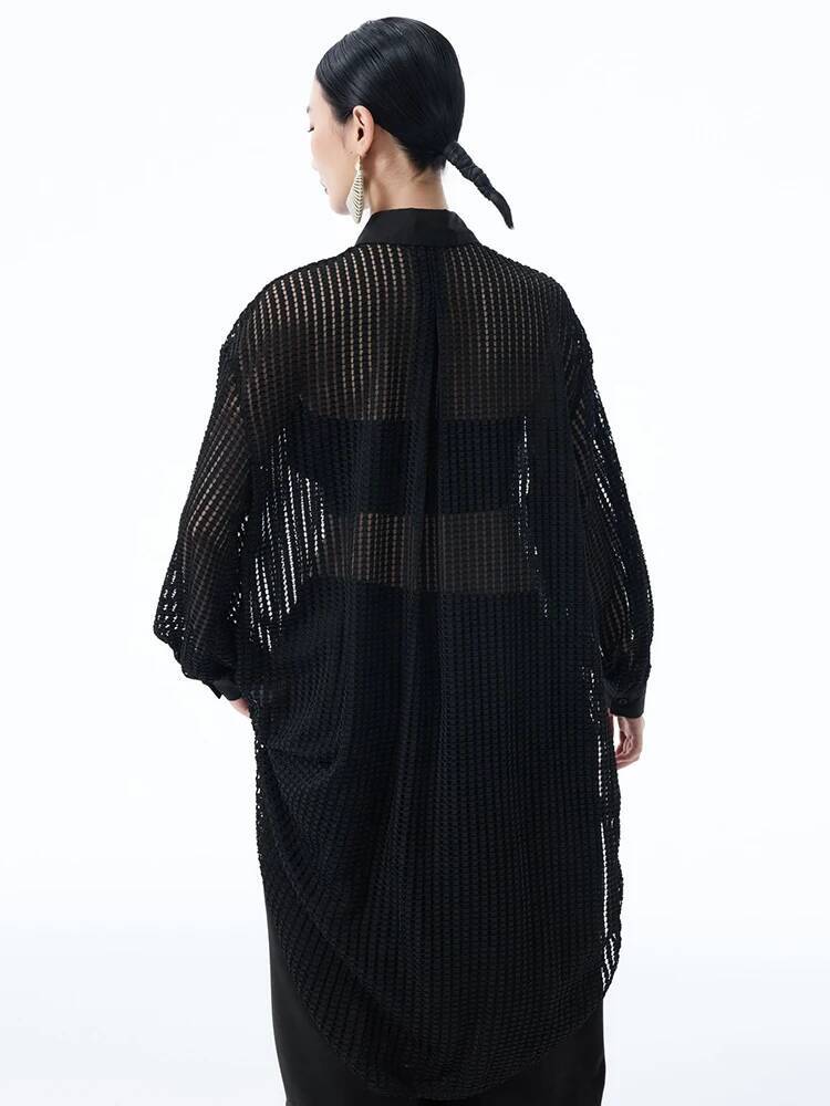 Women Hollow Grid Black Out Bi - Men'S Fashion X 评论和价格